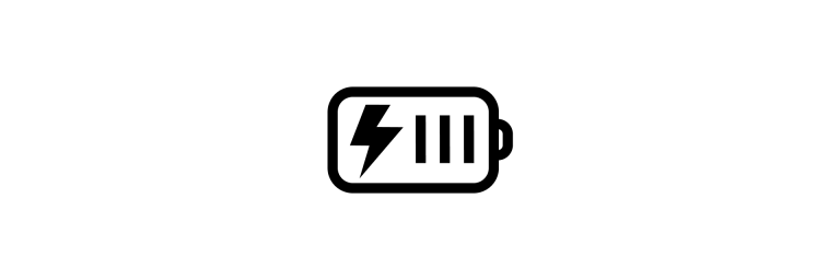 Čisto elektrické MINI Aceman - nabíjanie - ikona batérie
