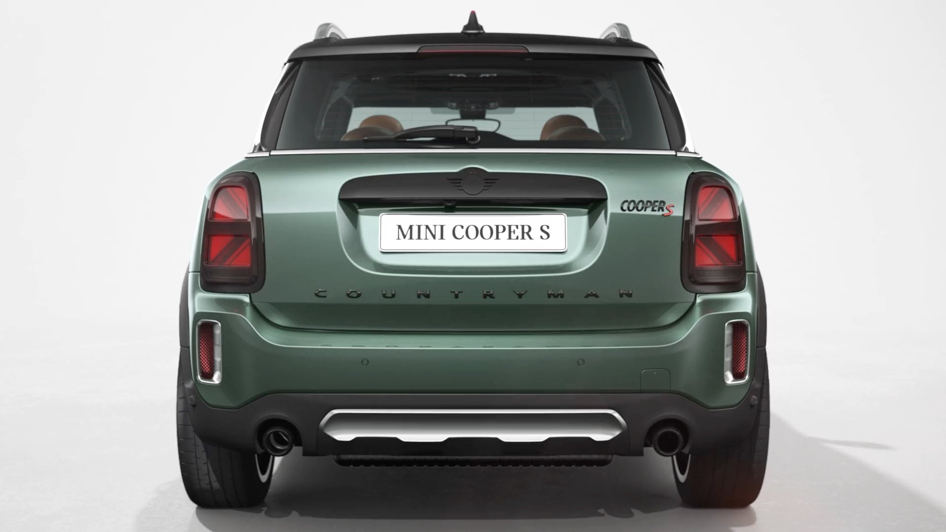 MINI Countryman – predný pohľad – zelené a čierne