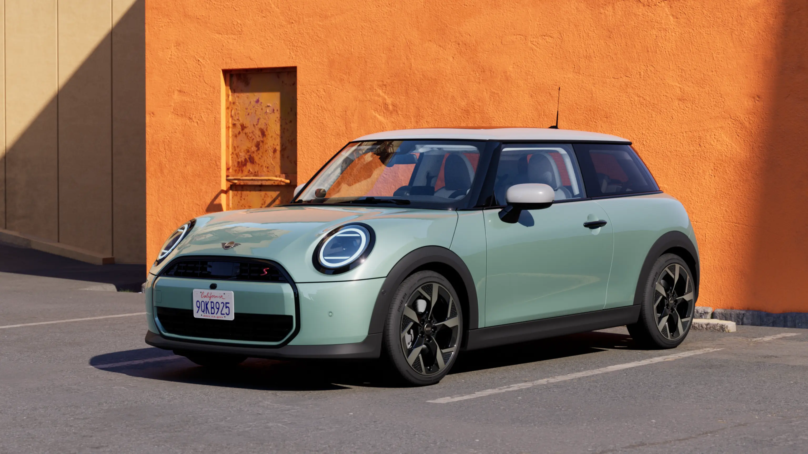 MINI Cooper 3-dverové – továrenská hala predný pohľad