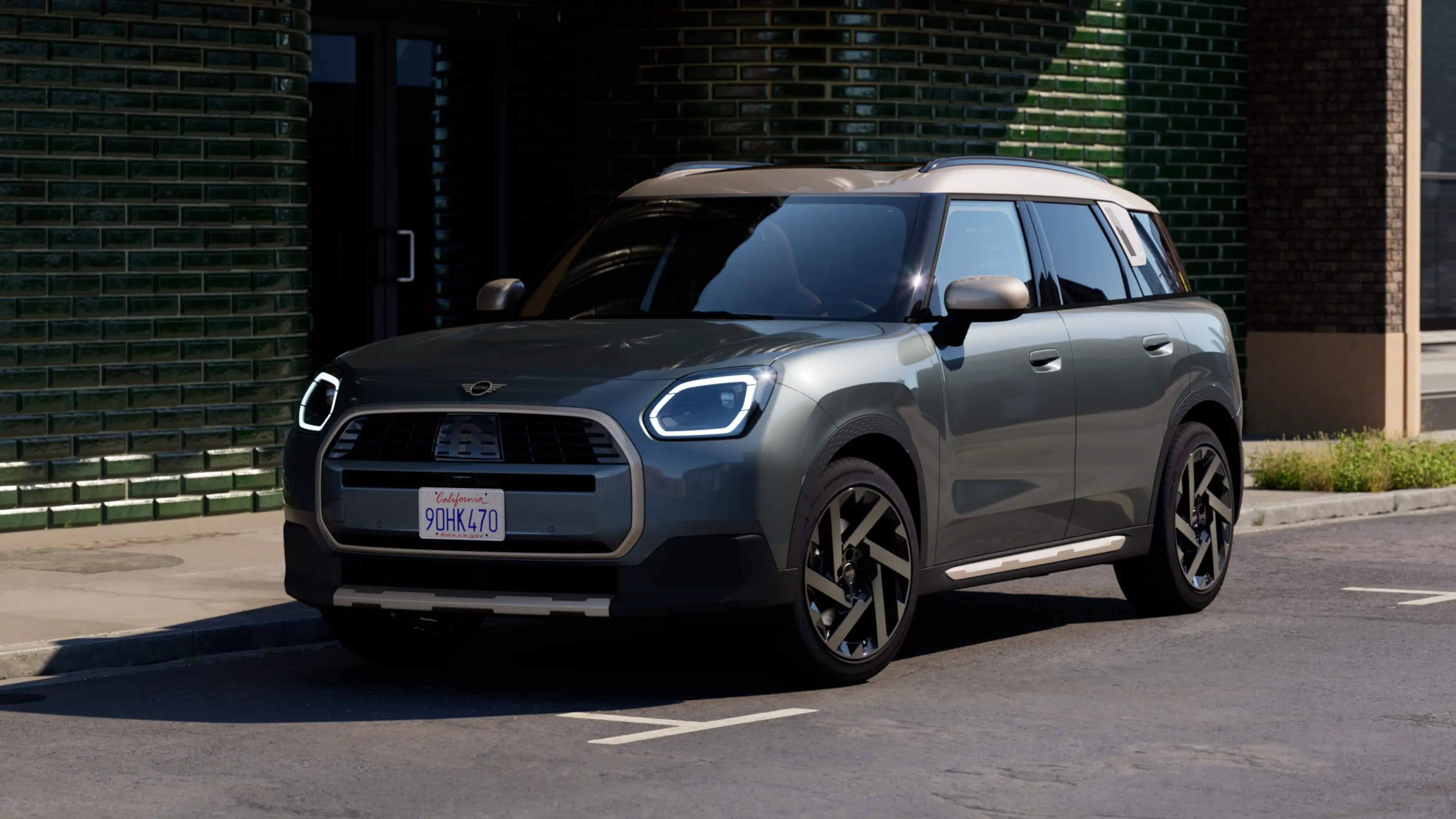 MINI Countryman – plocha modelu – pozadie