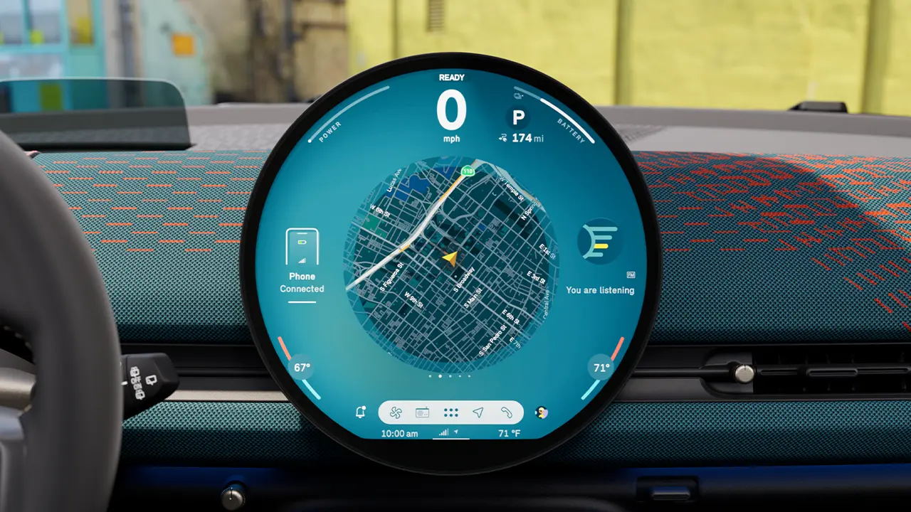 Čisto elektrické MINI Aceman - Okrúhly displej