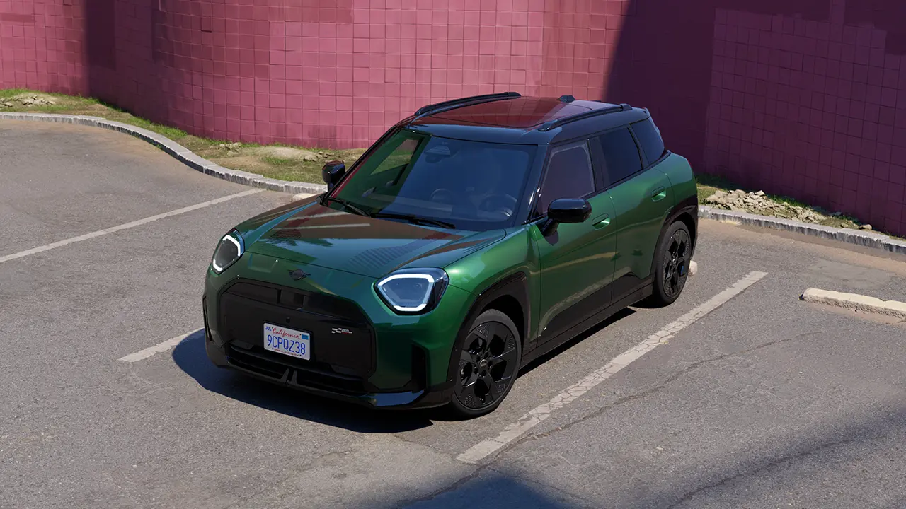Čisto elektrické MINI Aceman - Horný pohľad