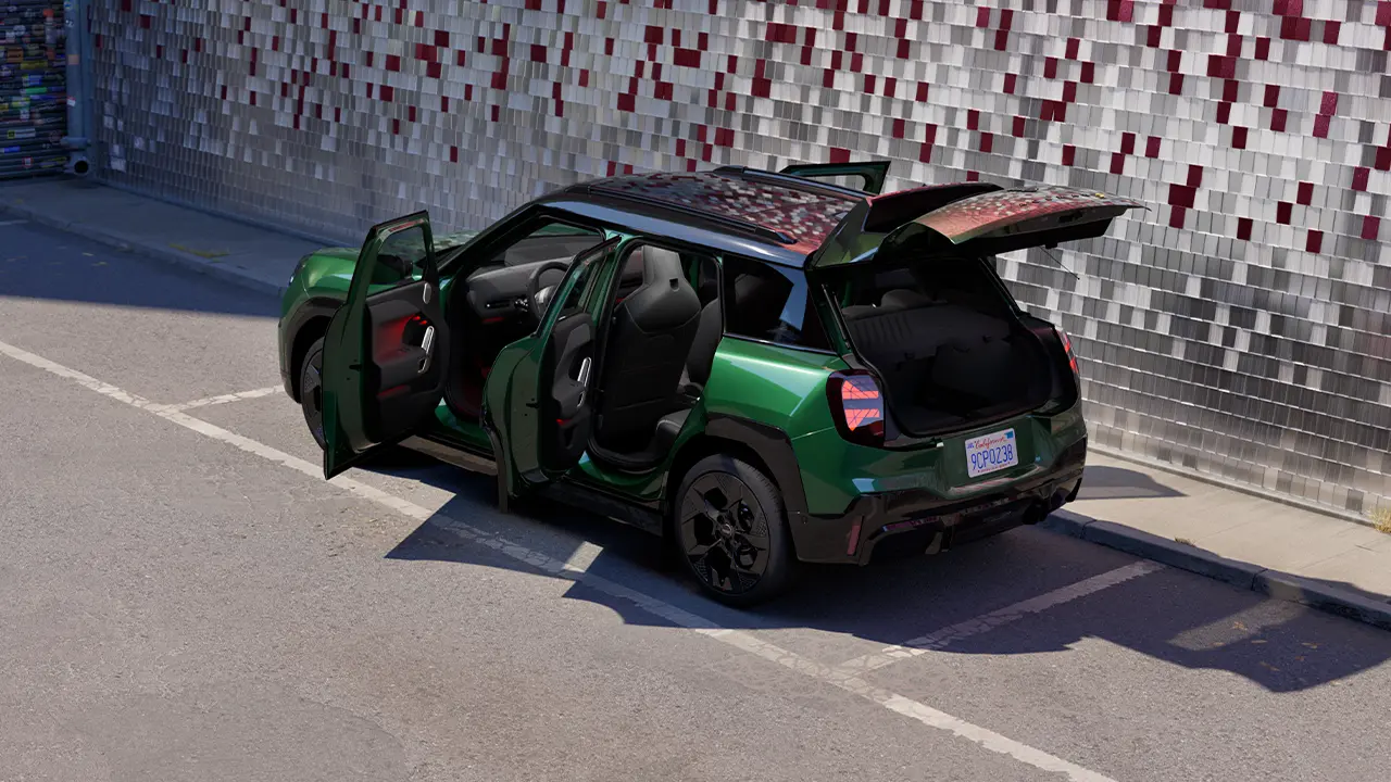 Čisto elektrické MINI Aceman - Otvorené dvere
