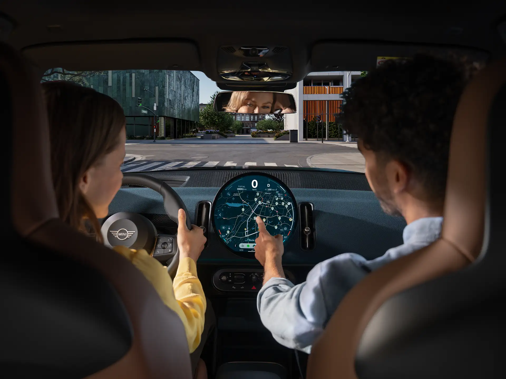 Čisto elektrické MINI Aceman - Plánovač trasy