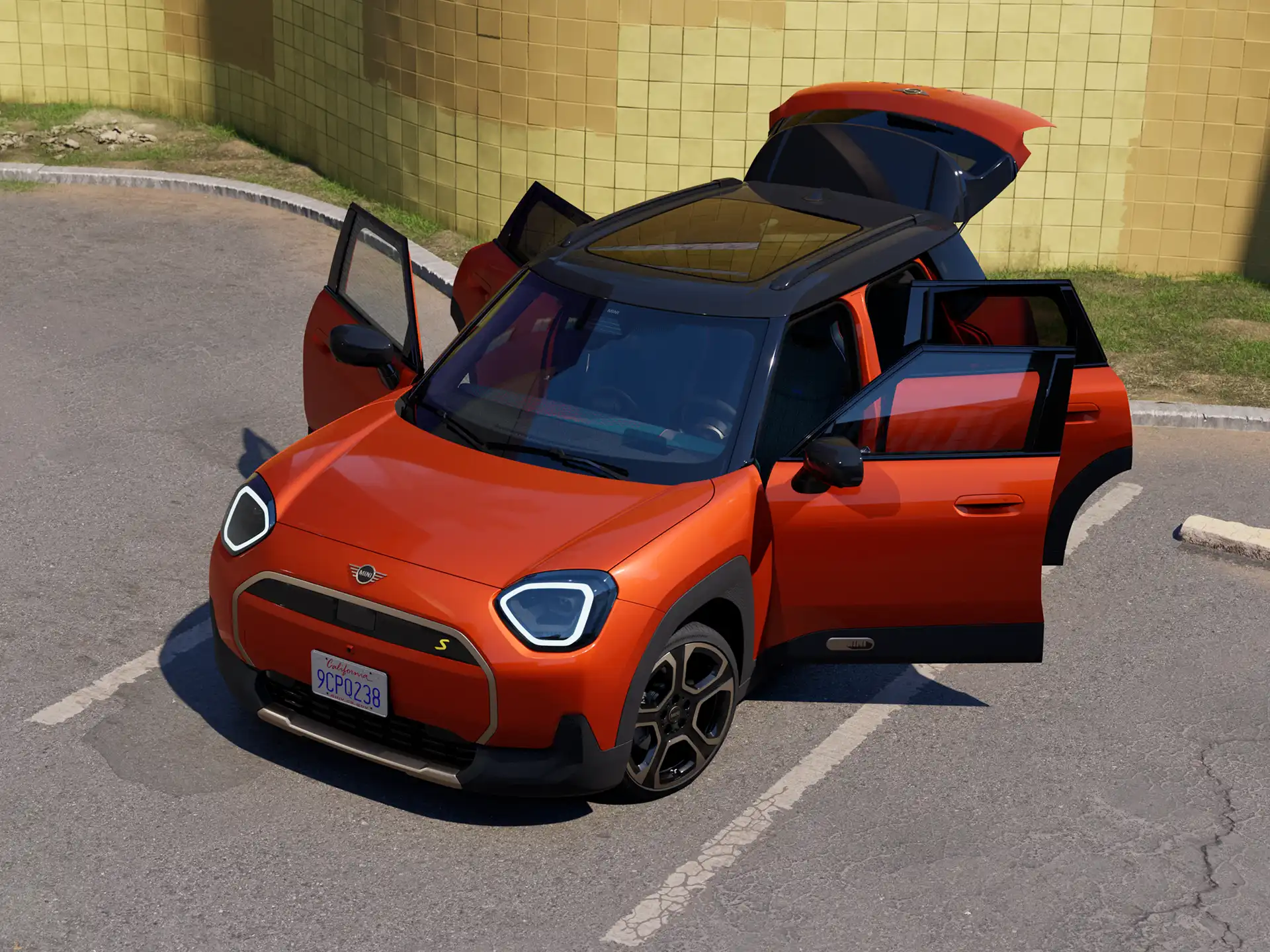 Čisto elektrické MINI Aceman - Mestský crossover