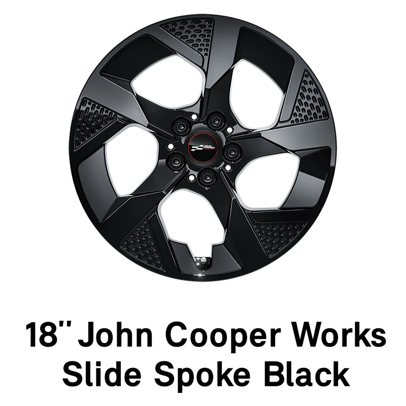 MINI - výbava - 18-palcové JCW Slide Spoke Black