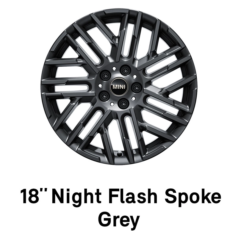 MINI - výbava - 18-palcové Night Flash Spoke Grey