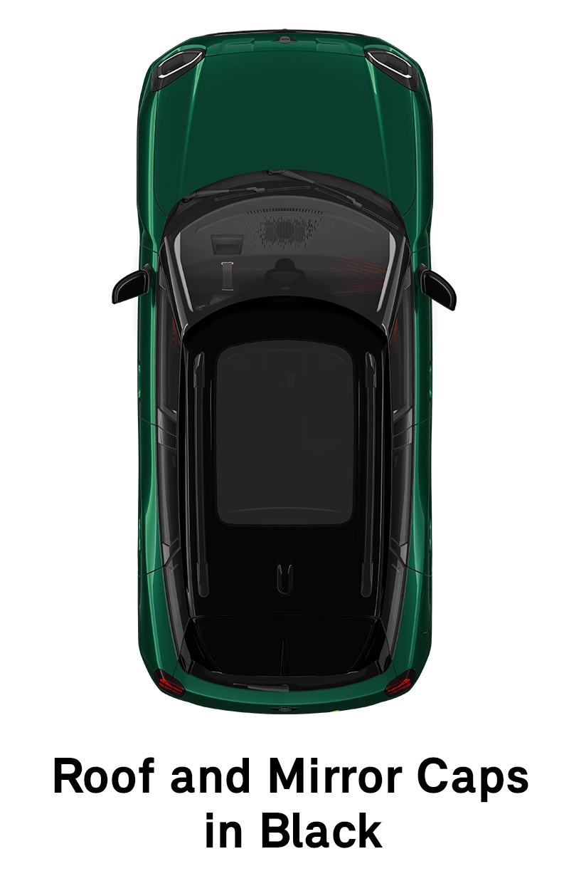  MINI - výbava - štýl jcw - strecha vo farbe black
