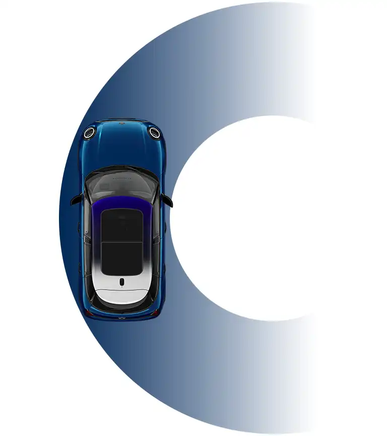 MINI Cooper 5-dverové - Priemer otáčania