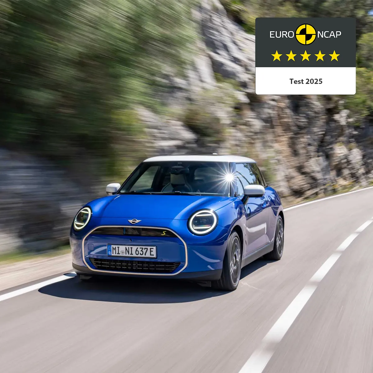 Plne elektrický MINI Cooper - NCAP ukážka