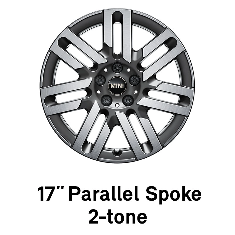 MINI - výbava - 17-palcové Parallel-Spoke 2-farebné