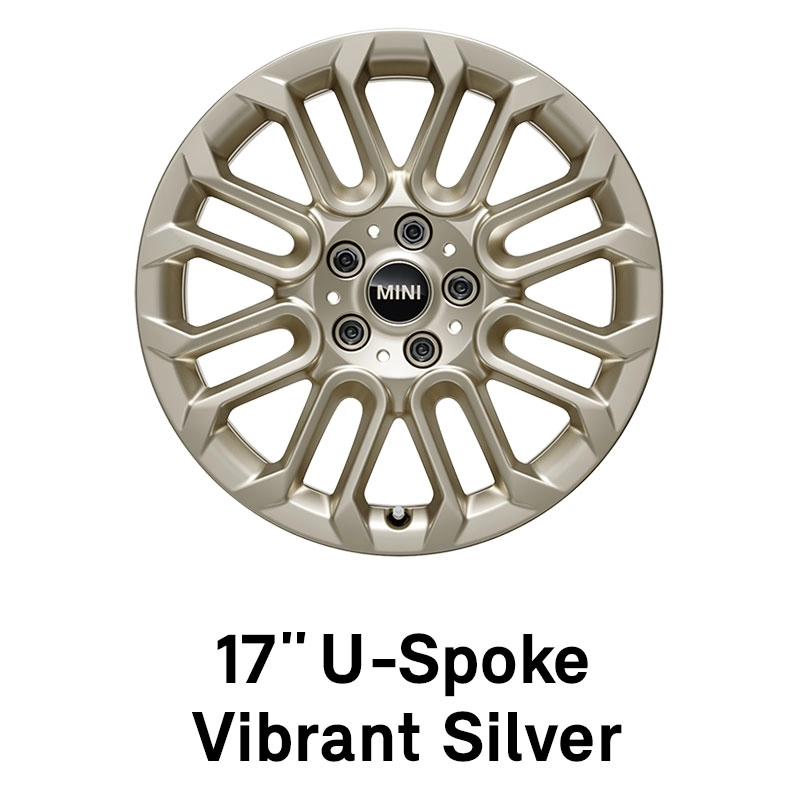 MINI - výbava - 17-palcové U-Spoke Vibrant Silver