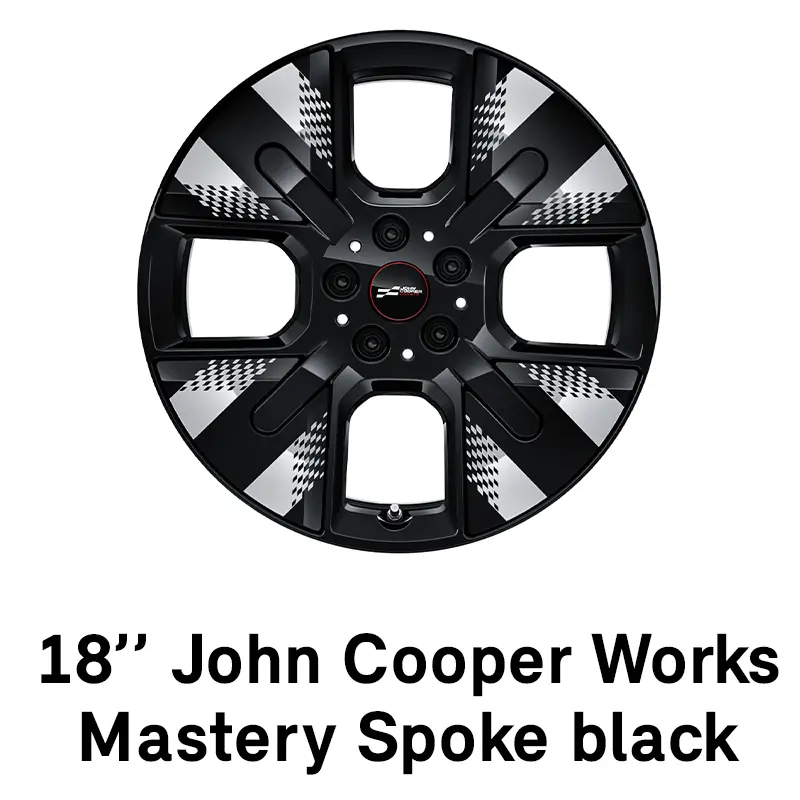 MINI - výbava - 18-palcové kolesá JCW Mastery Spoke Black