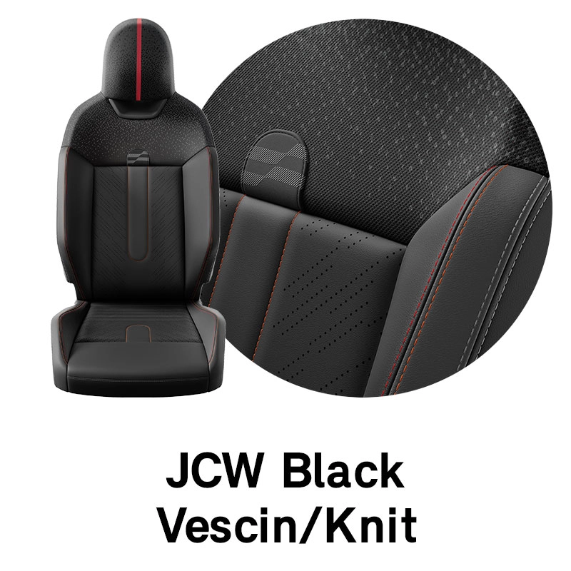 MINI - výbava - vescin/úplet jcw black