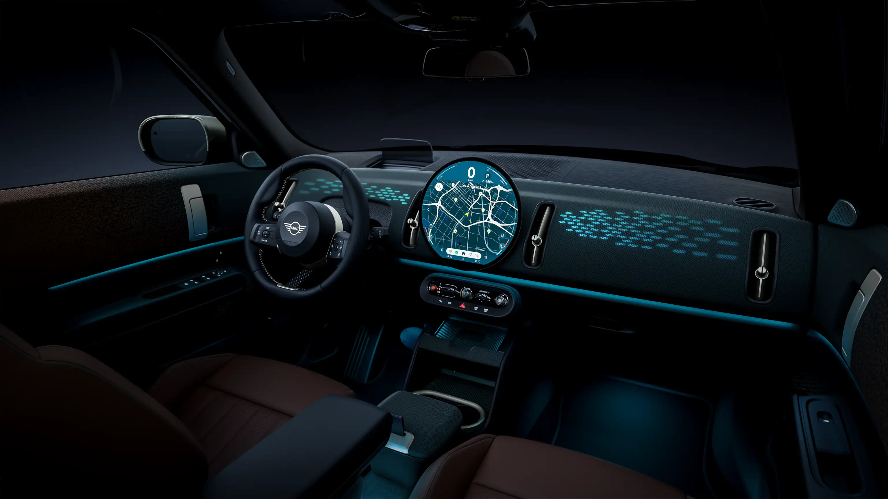 Čisto elektrické MINI Countryman - Interiér