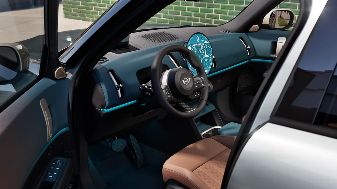 MINI Countryman - interiér - palubná doska - strana vodiča