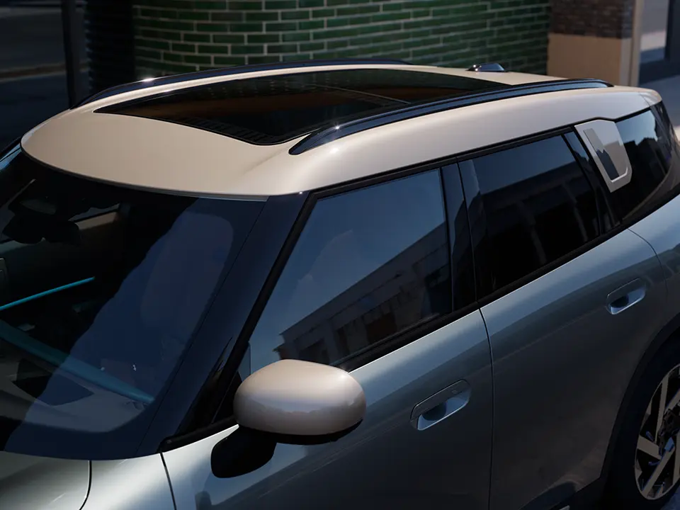 MINI Countryman - exteriér - strecha s panoramatickým strešným oknom