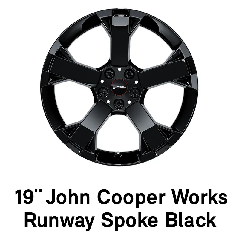 MINI - výbava - 19-palcové jcw runway spoke black
