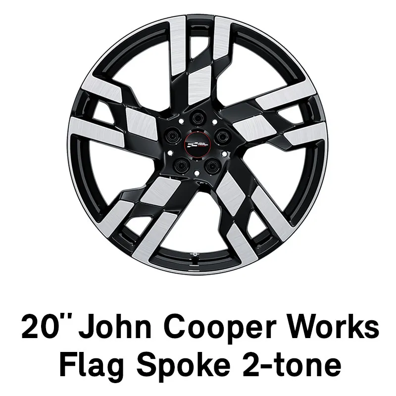 MINI - výbava - 20-palcové jcw flag spoke 2-tone