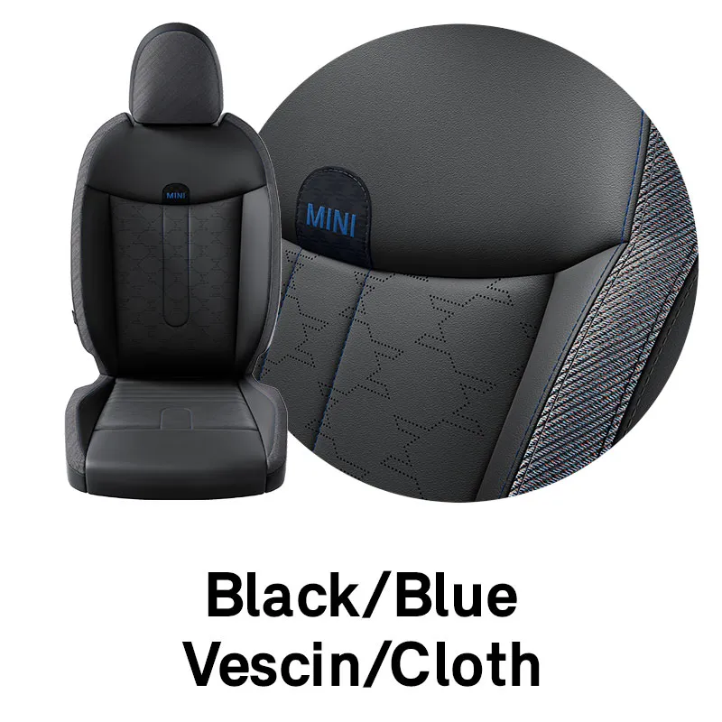 MINI - výbava - vescin/látka black/blue