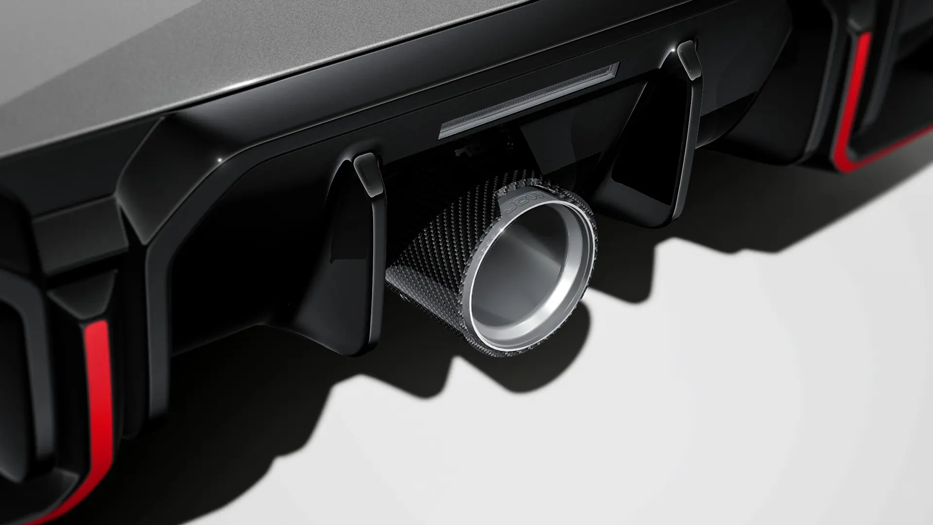 JCW príslušenstvo – JCW zadný difúzor vysokolesklý čierny