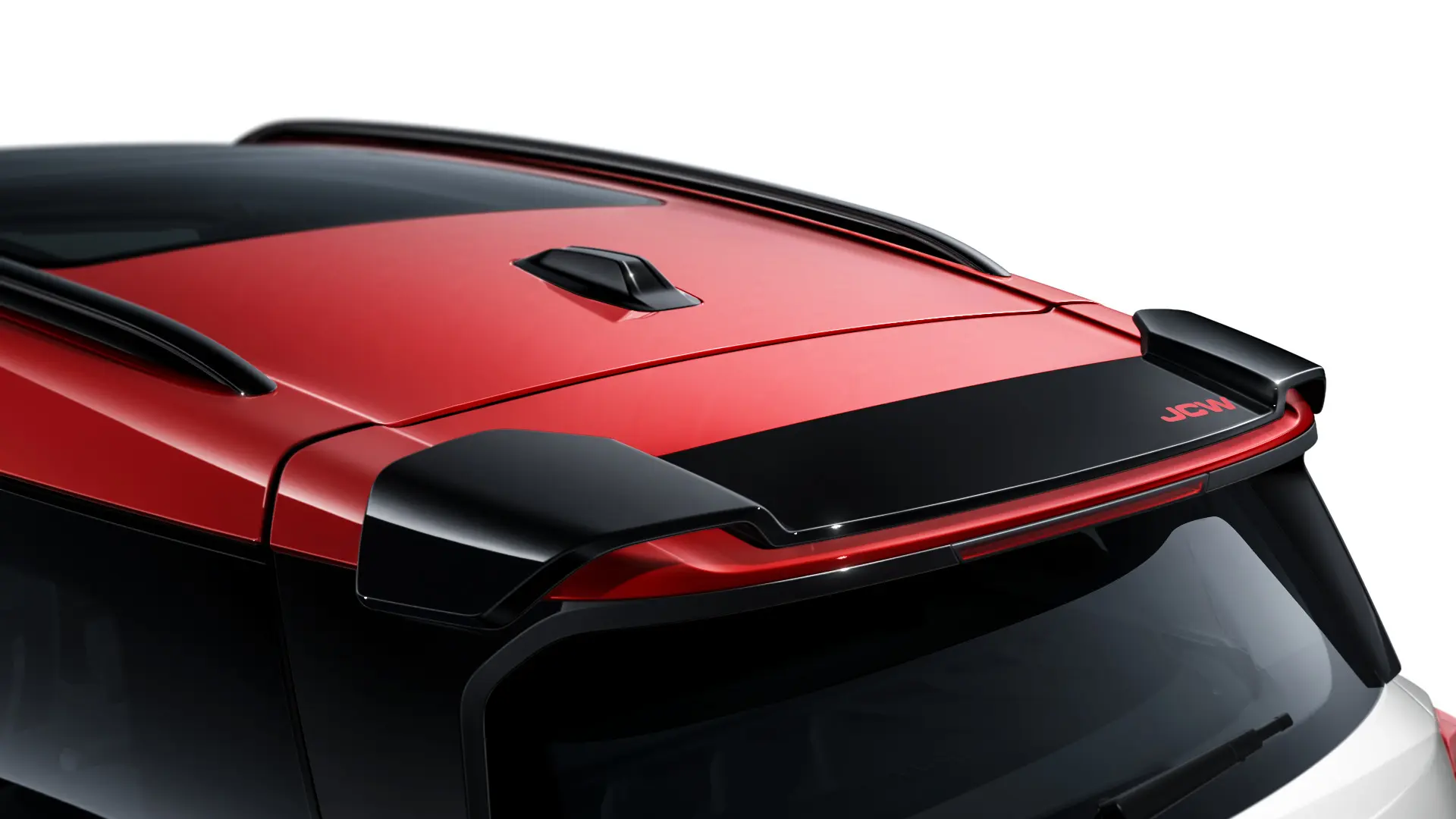 JCW príslušenstvo – JCW strešný spojler vysokolesklý čierny