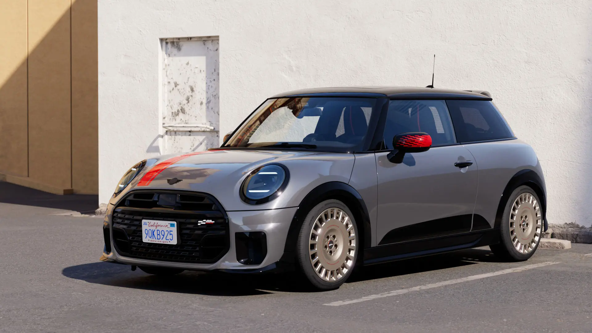 Bočný pohľad na MINI Cooper