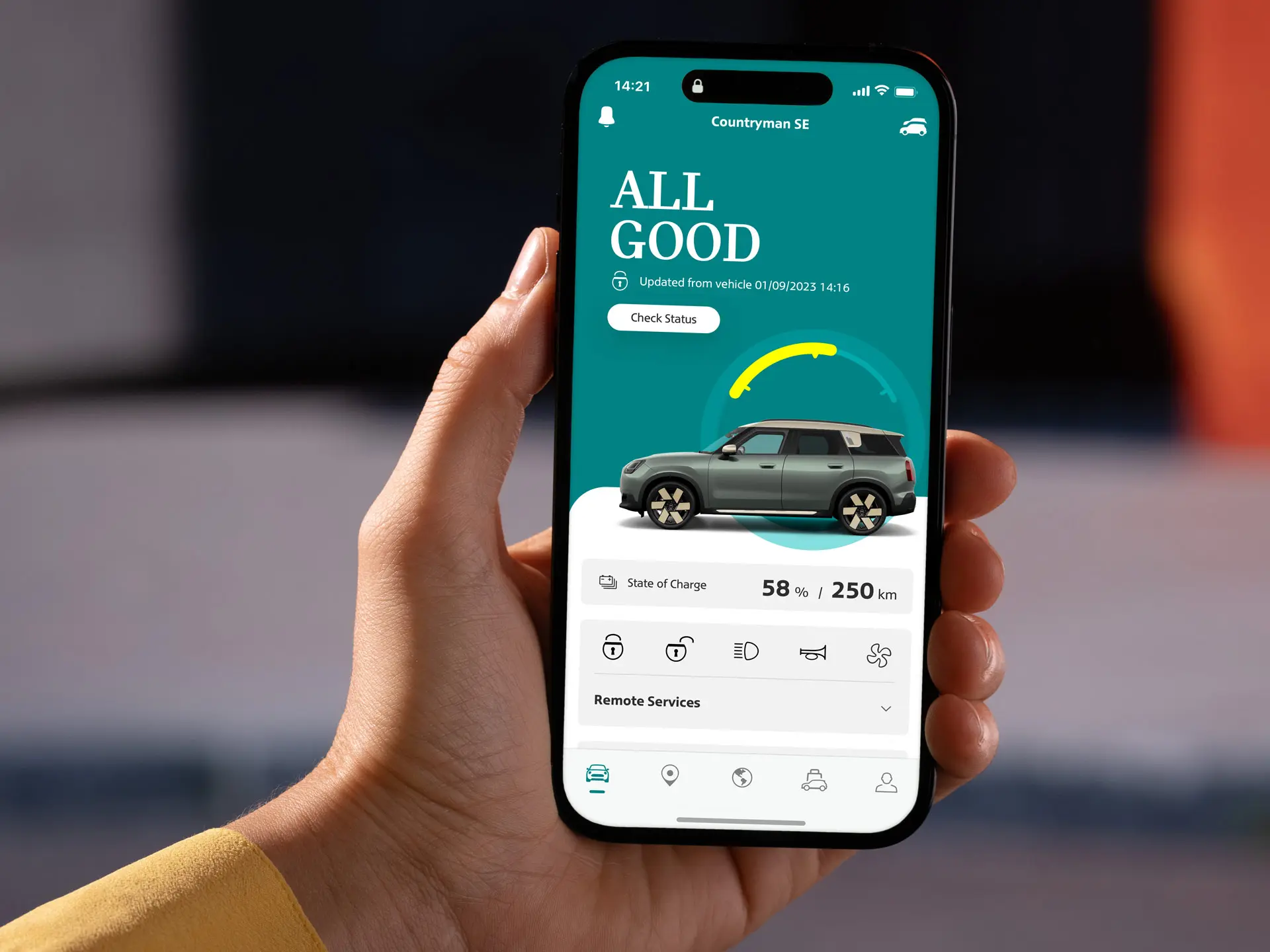 Pohľad na aplikáciu MINI