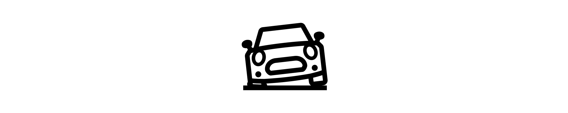 Symbol auta s defektom pneumatiky