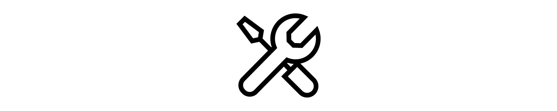 Symbol mechanického servisného nástroja