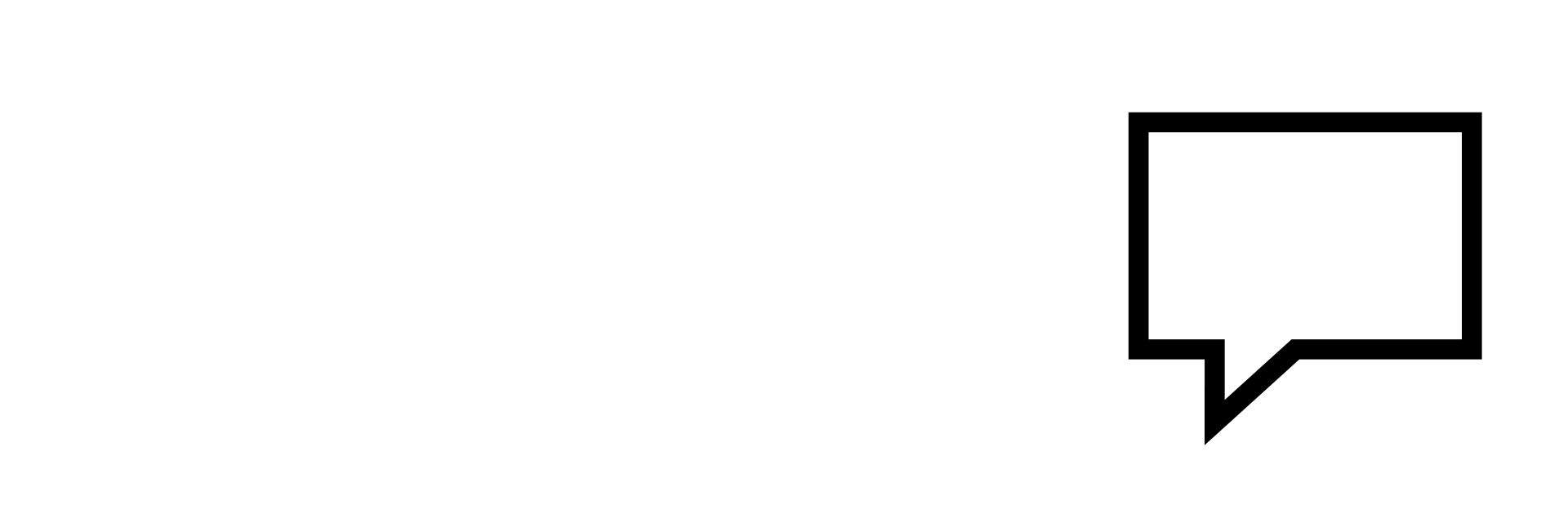 Symbol hranatej textovej bubliny