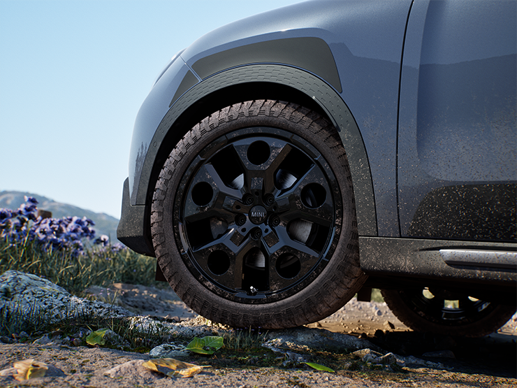 Obrázok kolesa MINI Countryman Untamed Edition.