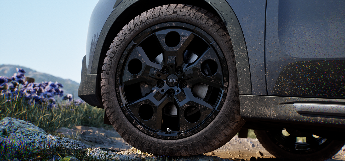 Obrázok kolesa MINI Countryman Untamed Edition.