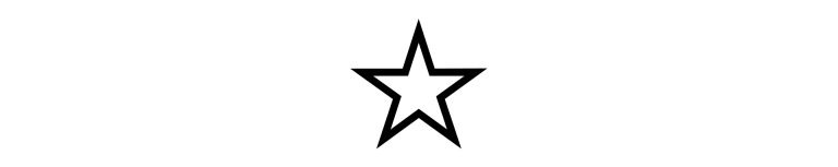 Symbol hviezdičky označujúci výhody produktu