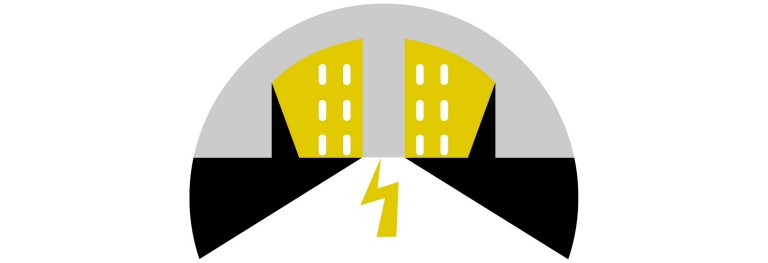 elektrické mini - dojazd - ilustrácia