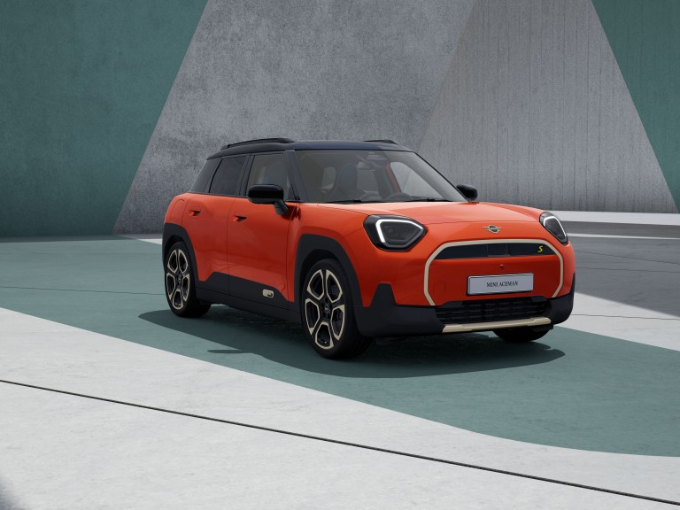 Čisto elektrické MINI Aceman - mozaika - personalizácia