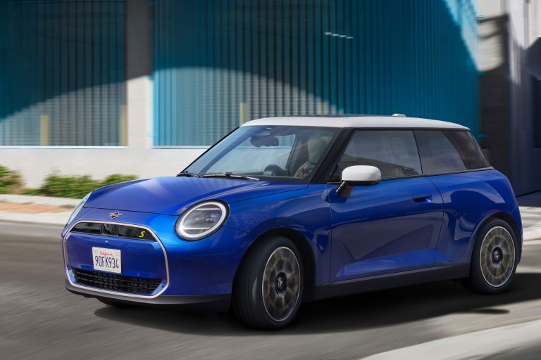Čisto elektrické MINI - jazdný zážitok - aerodynamika