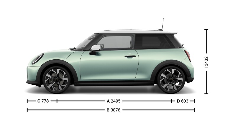 MINI Cooper 3-dverové - rozmery - úvodný obrázok