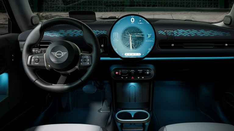 MINI Cooper 3-dverové - interiér - galéria - režimy experience - volant