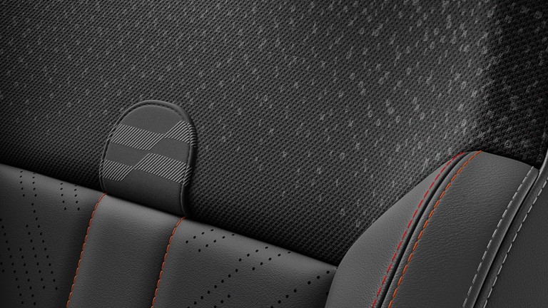 MINI Cooper 5-dverové – interiér – galéria – čalúnenie sedadiel favoured