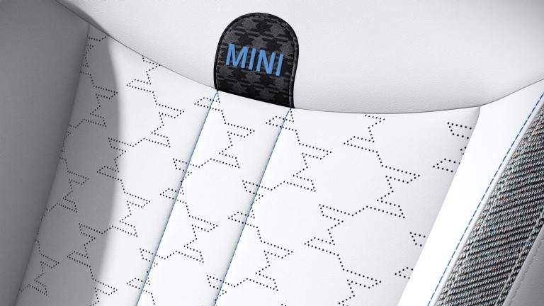 MINI Cooper 5-dverové – interiér – galéria – čalúnenie sedadiel favoured 