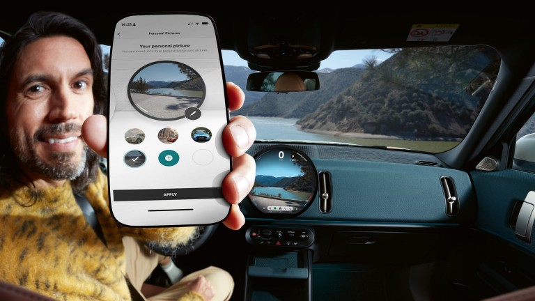 MINI Countryman - digitálny zážitok - aplikácia mini